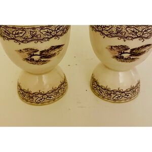 Egg Holders (2) Boiled/Soft Eggs 50’s  intage